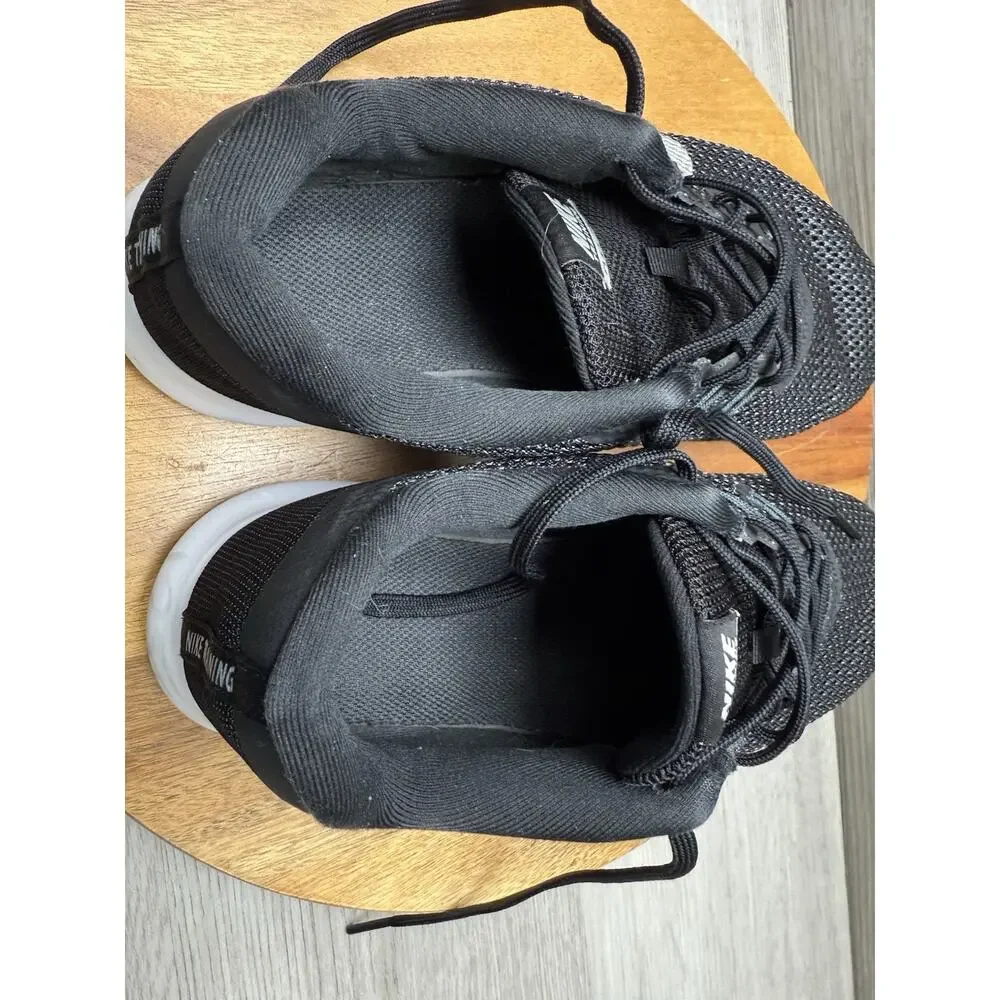 Running Shoes by Nike Flex Trainer 7 Women's 8.5W Black Lace Up Sneakers